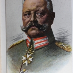 AK Deutschland Porträtkarte - von Hindenburg Künstlerkarte ungebraucht #PD473