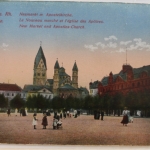 AK Köln Neumarkt mit Apostelkirche ungebraucht #PD530