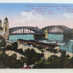 AK Köln Hohenzollernbrücke Südseite ungebraucht #PD559