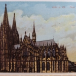 AK Köln Dom, Südseite 1913 gebraucht #PD565