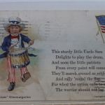 AK USA Grußkarte 1915 gebraucht #PD654