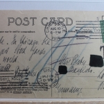 AK USA Grußkarte 1915 gebraucht #PD654