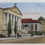 AK Posen Am Theaterplatz, Stadttheater, Paulikirche, Kommission Preußen #PE159