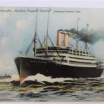 AK Deutschland Reisedampfer "Kaserin Auguste Victoria" 1907 gebraucht #PD664