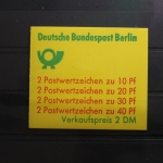 Berlin MH 9a oZ postfrisch Markenheftchen #SD412