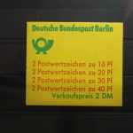 Berlin MH 9a oZ postfrisch Markenheftchen #SD434