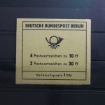 Berlin MH 6b postfrisch ungeöffnet Markenheftchen #SD462