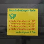 Berlin MH 9cI oZ postfrisch Markenheftchen #SE313