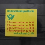 Berlin MH 9cI oZ postfrisch Markenheftchen #SE302