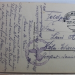AK Wilhelmshaven Mittelschiff des Panzerschiffes Feldpost 1942 gebraucht #PD683