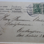 AK Deutschland Porträtkarte 1902 gebraucht #PD689