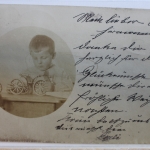 AK Deutschland Porträtkarte 1902 gebraucht #PD689