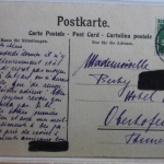 AK Basel Künstlerkarte 1904 gebraucht #PD690