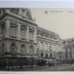 AK Saint-Quentin La Palais de Justice 1915 gebraucht #PD792