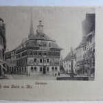 AK Stein a. R. Rathaus ungebraucht #PD708
