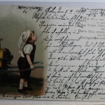 AK Deutschland Grußkarte 1900 gebraucht #PD822