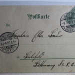 AK Deutschland Grußkarte 1900 gebraucht #PD822