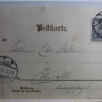 AK Deutschland Künstlerkarte 1901 gebraucht #PD811