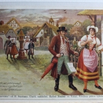 AK Deutschland Künstlerkarte 1900 gebraucht #PD817