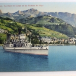 AK Montreux La Dent de Jaman et les Rochers de Naye ungebraucht #PD722