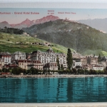AK Montreux Grand Hotel Suisse - Grand Hotel Caux ungebraucht #PD744