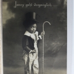AK Deutschland Grußkarte - Jonny geht Vergnüglich Feldpost 1916 gebraucht #PD756