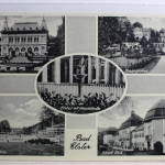 AK Bad Elster Kurhaus, Rosengarten usw. Mehrbildkarte 1939 gebraucht #PD868