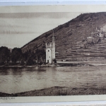 AK Binger Mäuseturm 1928 gebraucht #PD900