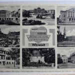 AK Weimar Schillerhaus, Goethes Gartenhaus usw. Mehrbildkarte ungebraucht #PD909