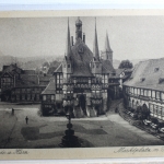 AK Wernigerode Marktplatz mit Rathaus ungebraucht #PD932