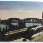 AK Köln Hohenzollernbrücke ungebraucht #PE001