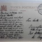 AK Flensburg Nordertor Künstlerkarte 1910 gebraucht #PE073