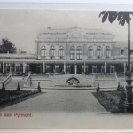 AK Pyrmont Gruss von Pyrmont ungebraucht #PE083