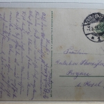 AK Düsseldorf Rheinbrücke 1913 gebraucht #PE117
