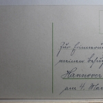 AK Hannover Kriegerdenkmal und Hohenzollernstraße 1914 gebraucht #PE377