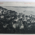 AK Blankenese Blick vom Süllberg auf die Elbe 1908 gebraucht #PE428