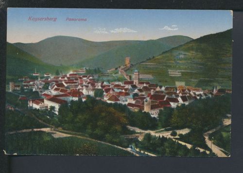 Ansichtskarte Frankreich Kaysersberg Elsass Panorama