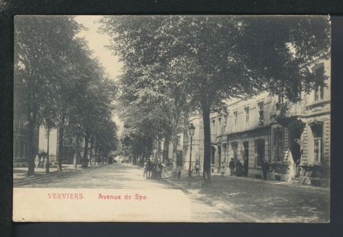 Ansichtskarte Belgien Verviers Avenue de Spa