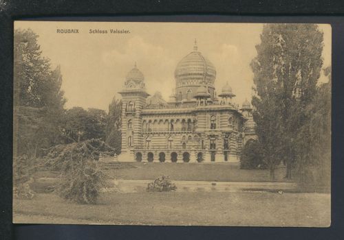 Ansichtskarte Frankreich Roubais Schloss Vassier Feldpost Döbeln Sachsen