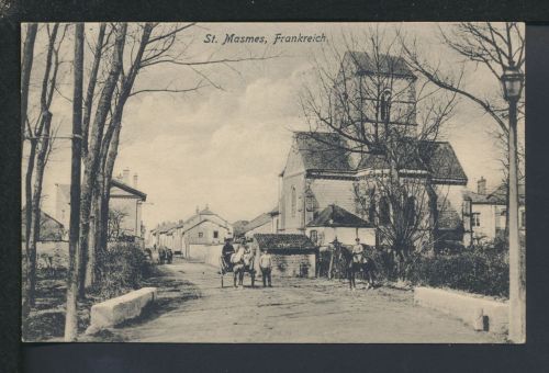 Ansichtskarte Frankreich St. Masmes Feldpostkarte