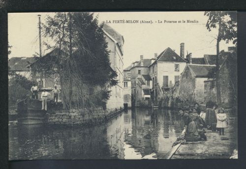 Ansichtskarte Frankreich La Ferté-Milon La Poterne et la Moulin
