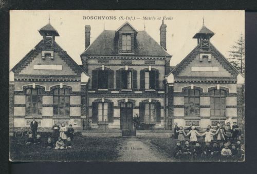 Ansichtskarte Frankreich Boschyons Mairie et Ecole