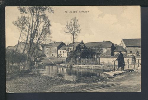 Ansichtskarte Belgien Athus Abreuvoir