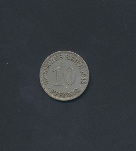 Münze Deutsches Reich Kaiserreich 10 Pfennig 1912 A