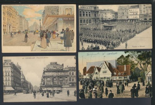 Ansichtskarte Belgien Brüssel Sammlung Lot von 50 Karten