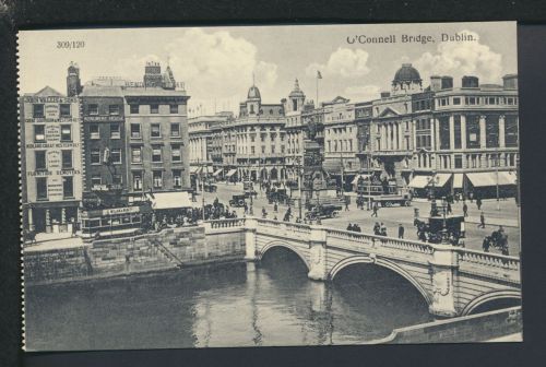 Ansichtskarte Irland Dublin O`Connell Bridge Brücke