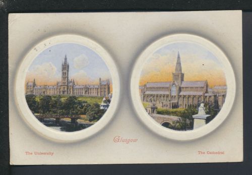 Ansichtskarte Großbritannien Glasgow University Cathedral Bautzen Sachsen