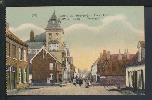 Ansichtskarte Belgien Comines Komen Rue du Fort