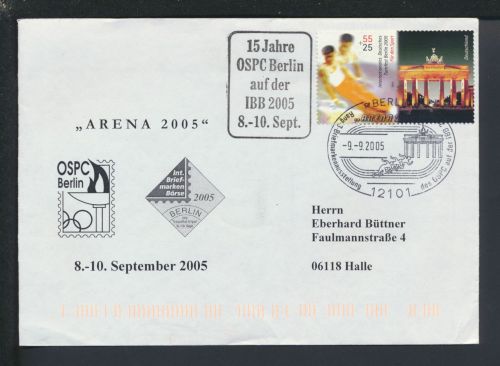 Brief Berlin SST OSPC Berlin auf der IBB 2005 Halle Sachsen-Anhalt