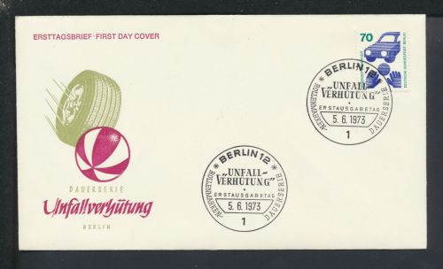Brief Berlin SST Unfallverhütung 1973